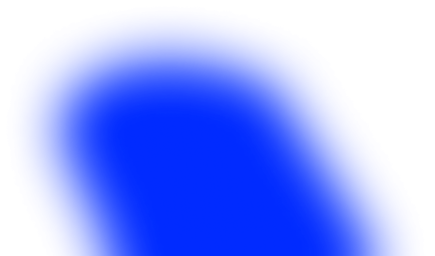 Blue glow behind Artist