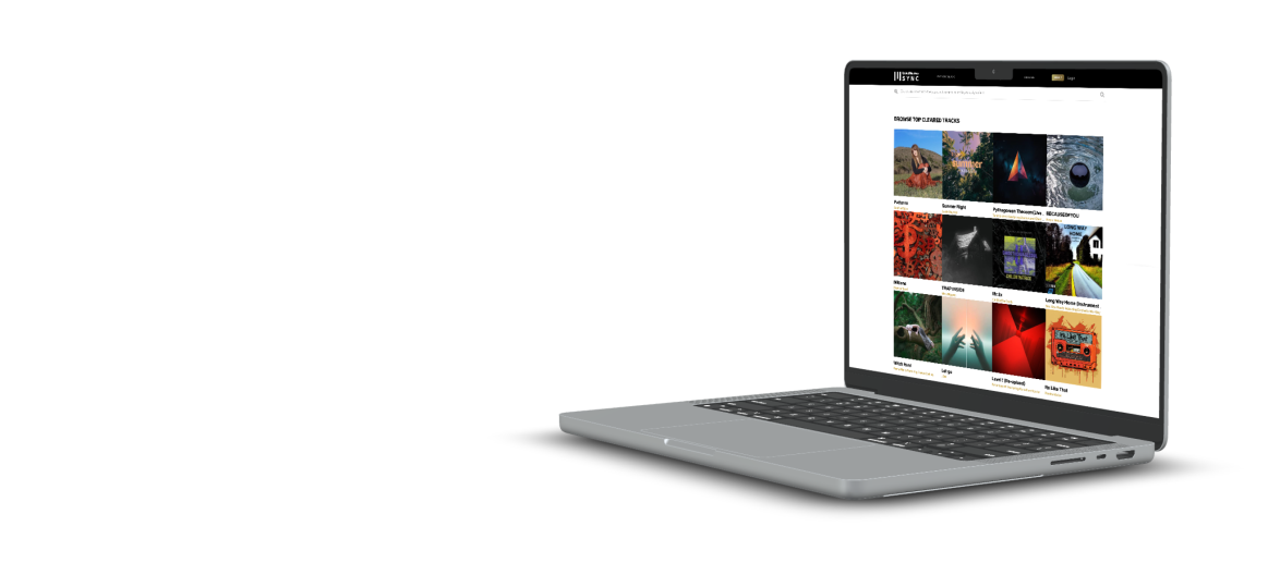UM Sync Catalog playlist UI on a Macbook proa